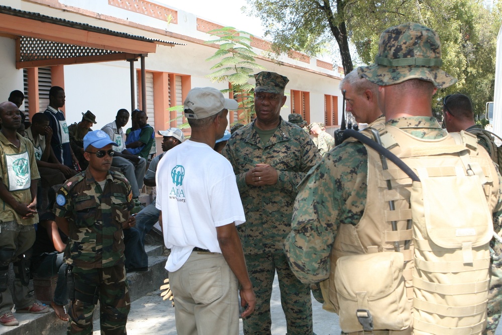 Wilson visits Haiti