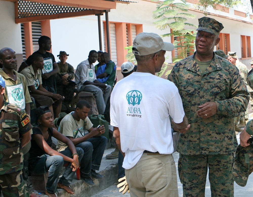 Wilson visits Haiti