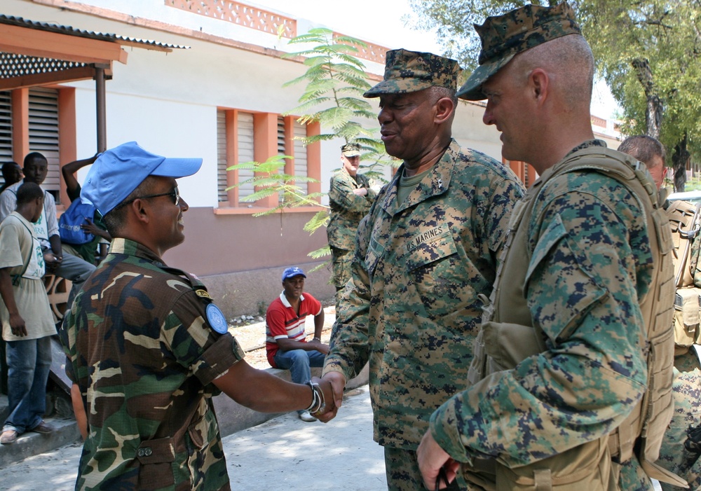 Wilson visits Haiti