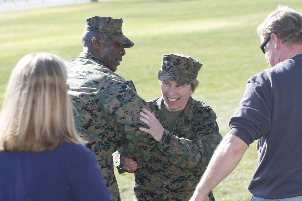 Combat Center welcomes new sergeant major, bids Bellis farewell