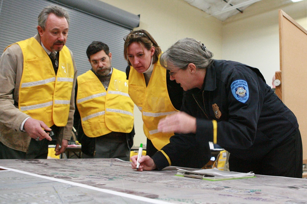 Simulation prepares Combat Center for natural disasters