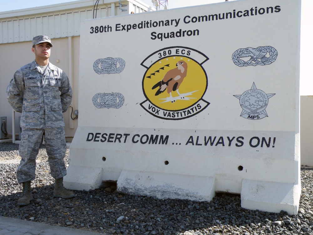 Deployed Andrews Communicator, Bronx Native, Is Mission Focused in the Communications Focal Point