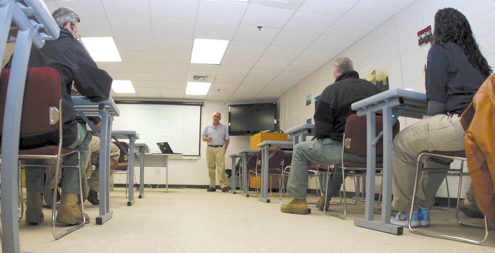 Air Station civilian employees meet required training