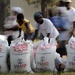 An Aid Distribution Point in Port-au-Prince, Haiti