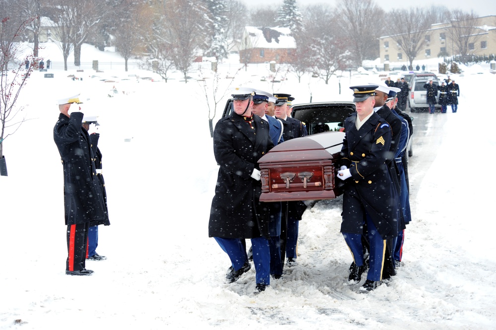 the burial service of the Honorable Mr. John P. Murtha