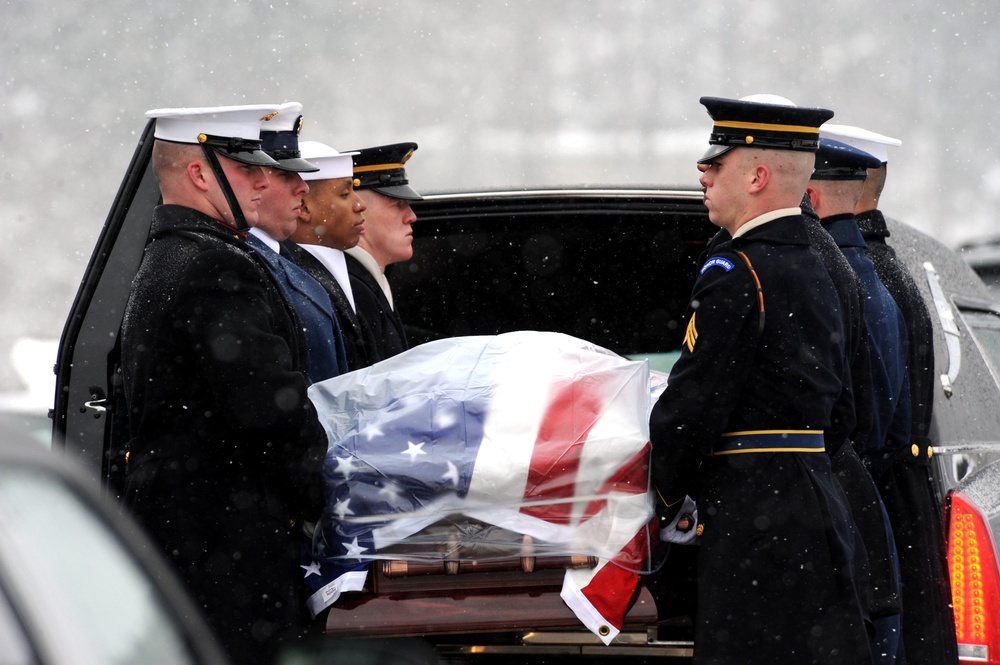 the burial service of the Honorable Mr. John P. Murtha