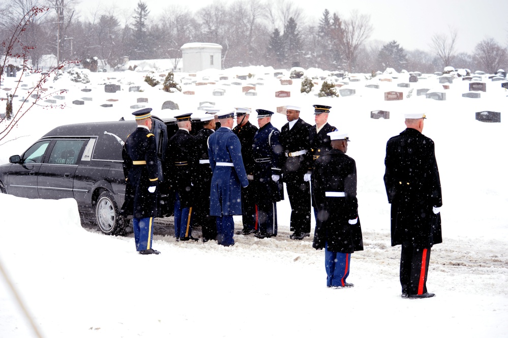 the burial service of the Honorable Mr. John P. Murtha
