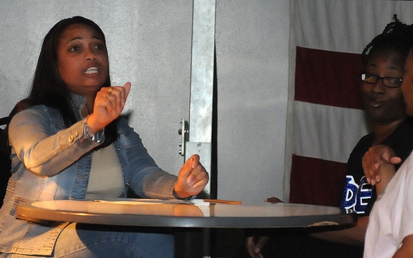 Greek societies host poetry slam at JBB