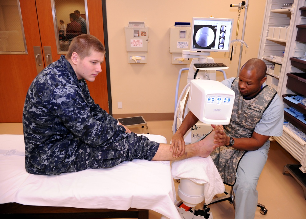 Sailor receives medical check up