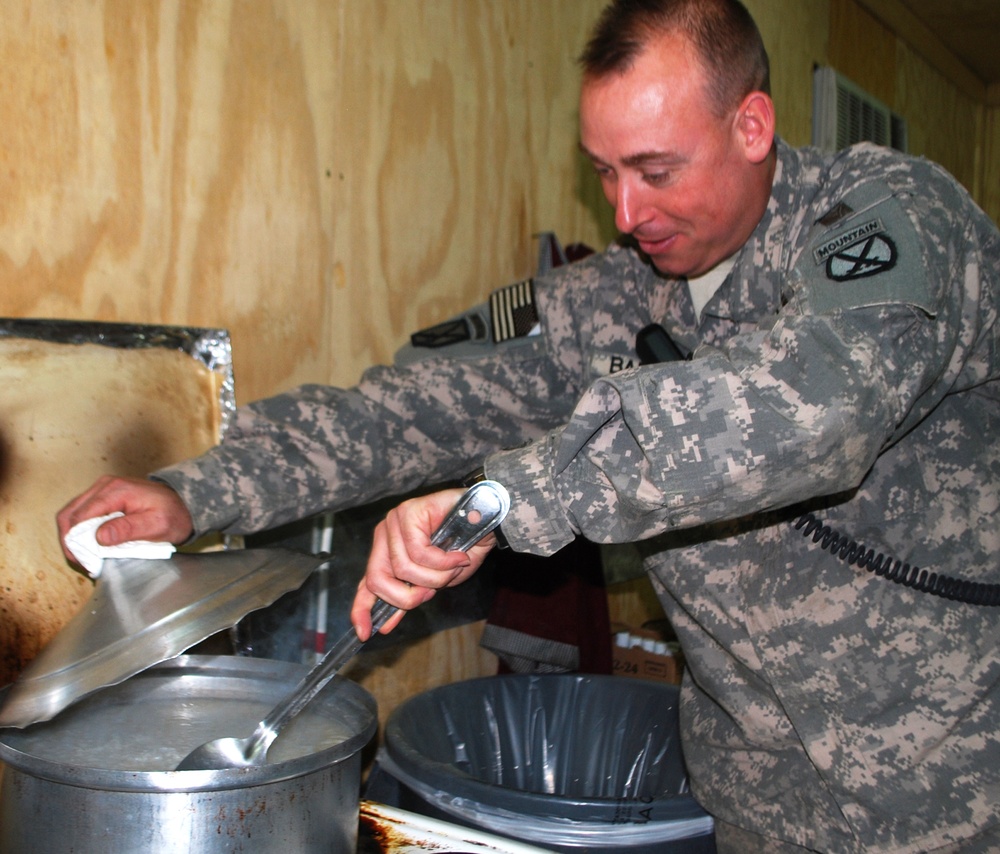 Dedicated non-commissioned officer boosts morale through food