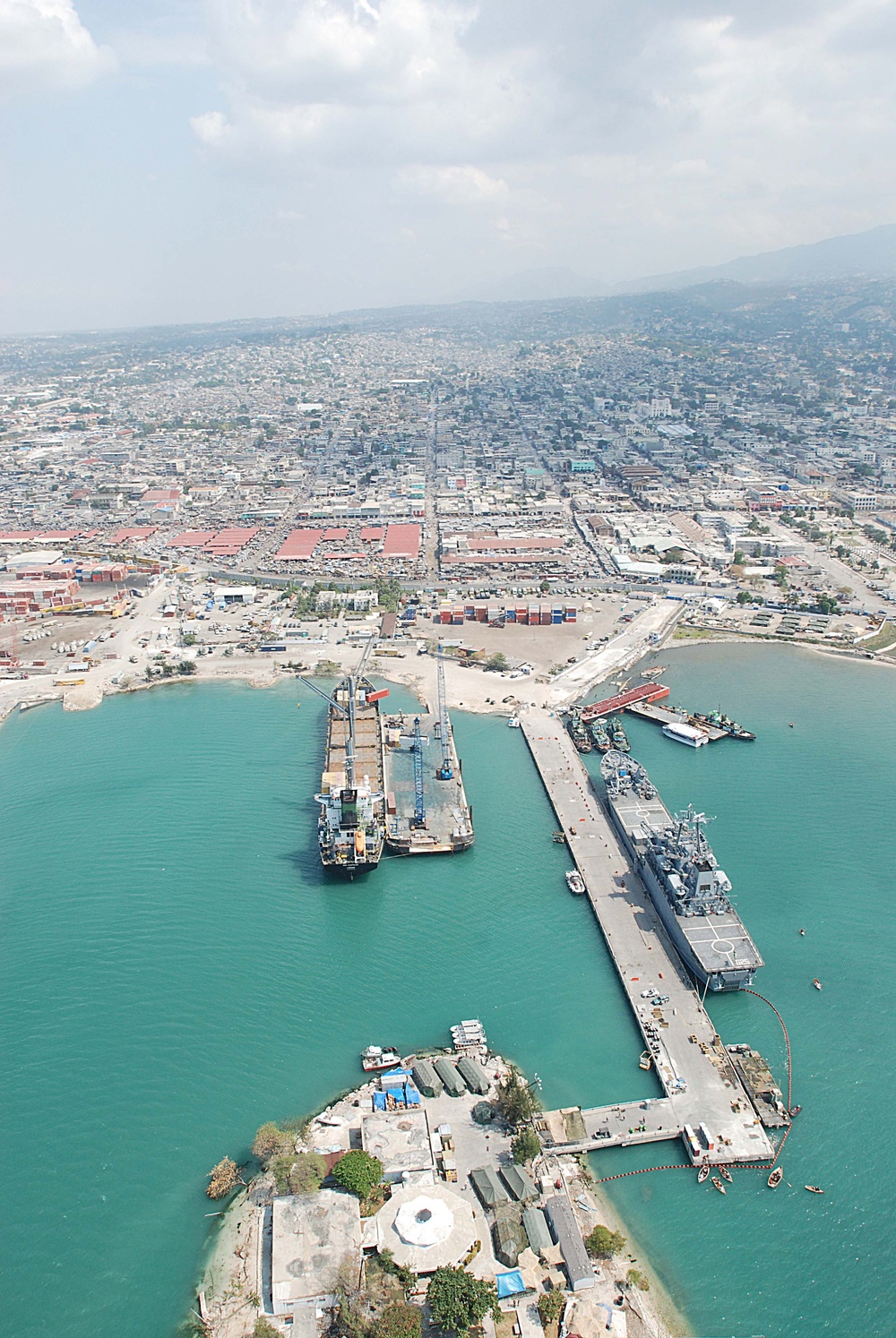 Aerial Views Over Haiti