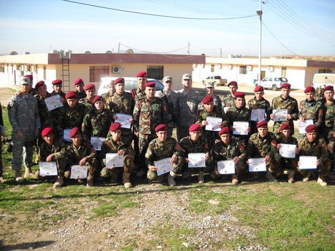 15th Sustainment Brigade Medic Certifies Iraqi Kurdish Troops as Combat Life Savers