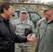 U.S. Congressman Earl Pomeroy visits N.D. troops in Kosovo