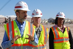 DoD Deputy Comptroller Visits Bliss: Monitors Progress on Stimulus-funded Warrior Transition Units