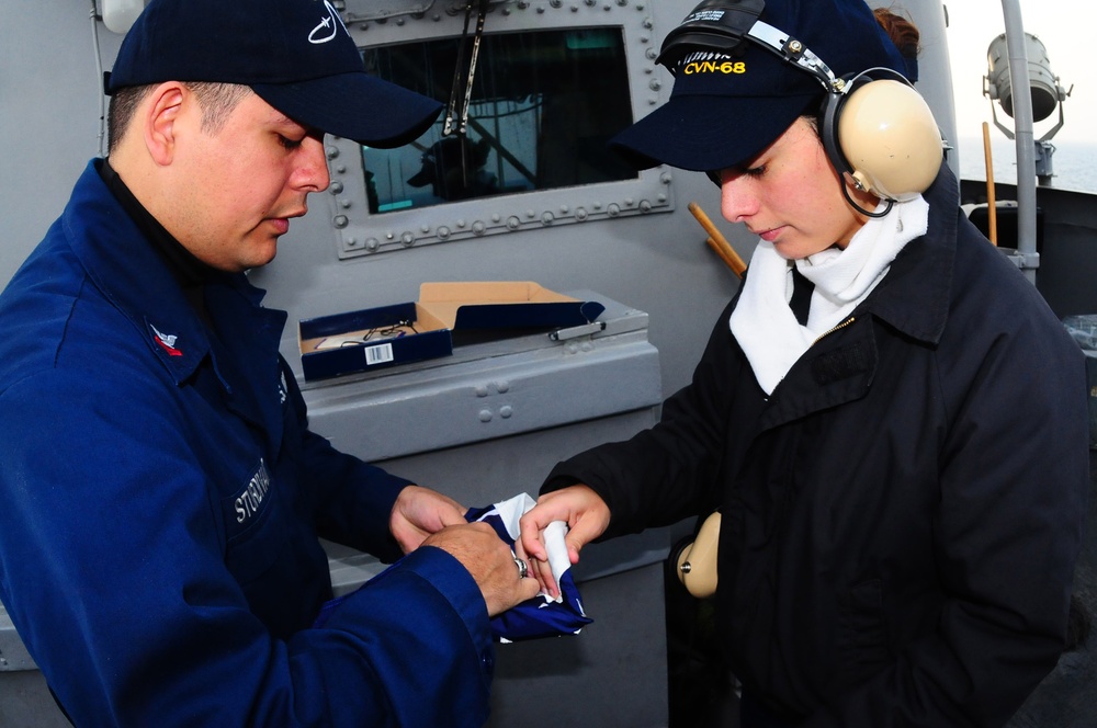 USS Nimitz action