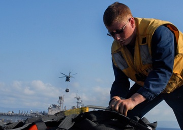 USS Carter Hall action