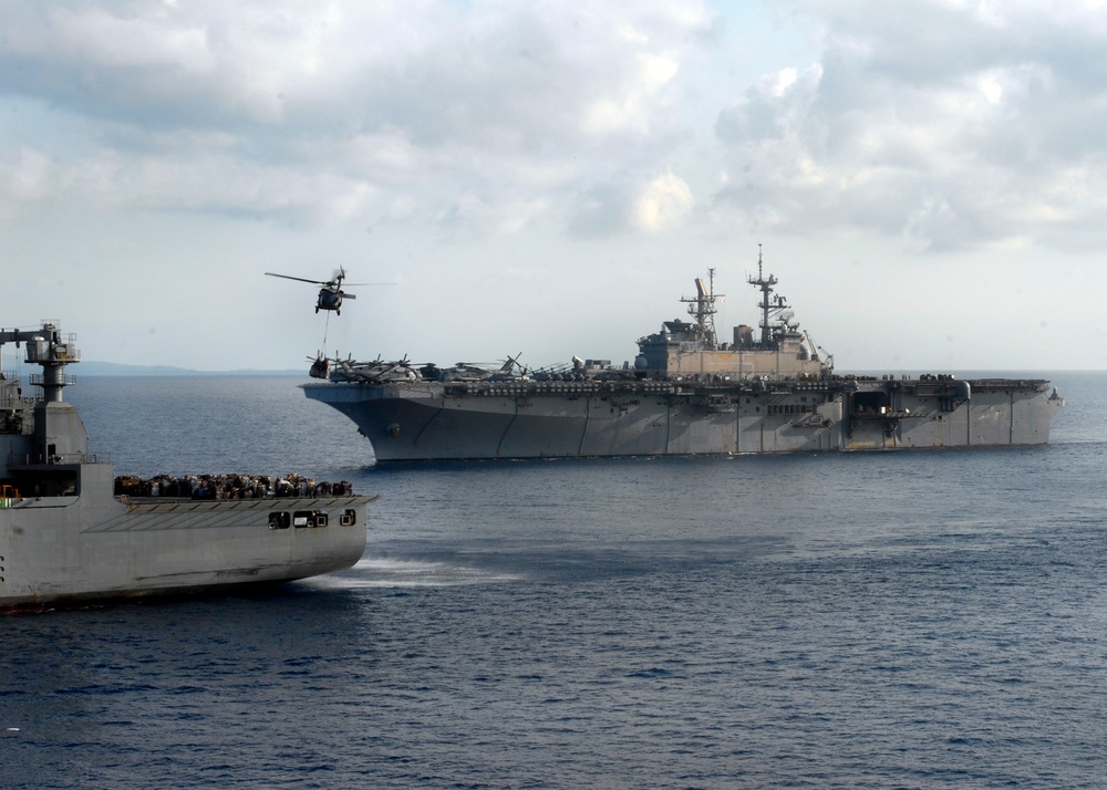 USS Bataan action