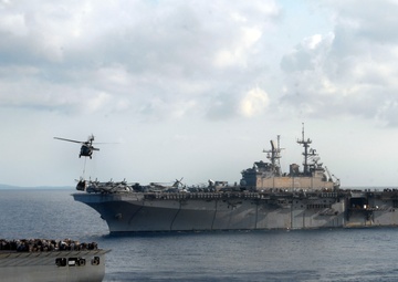 USS Bataan action