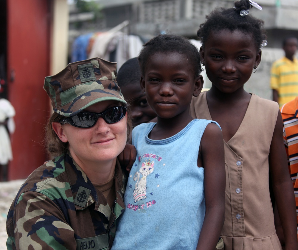 Navy, Marine Corps Team Brings Earthquake Devastated Haiti Together