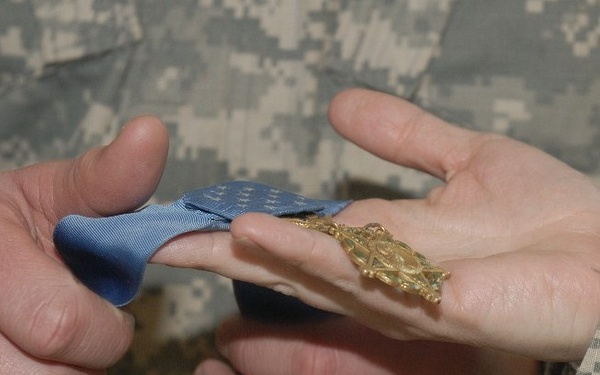 Medal of Honor Recipient visits Bedford unit