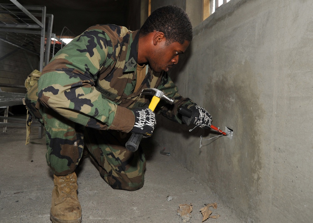 Seabees Provide Electricity to Cap-Haitien Orphanage