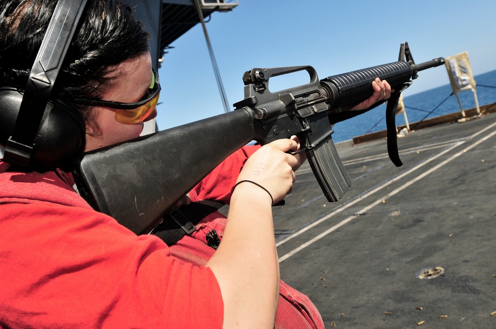 USS Dwight D. Eisenhower action