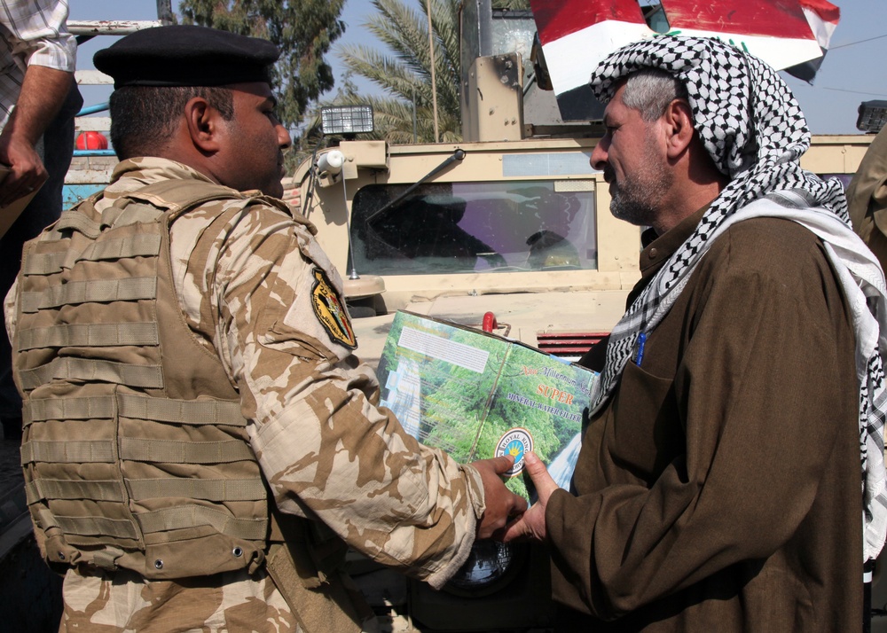 Humanitarian Aid given out