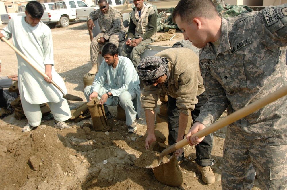 Projects throughout Bagram Airfield