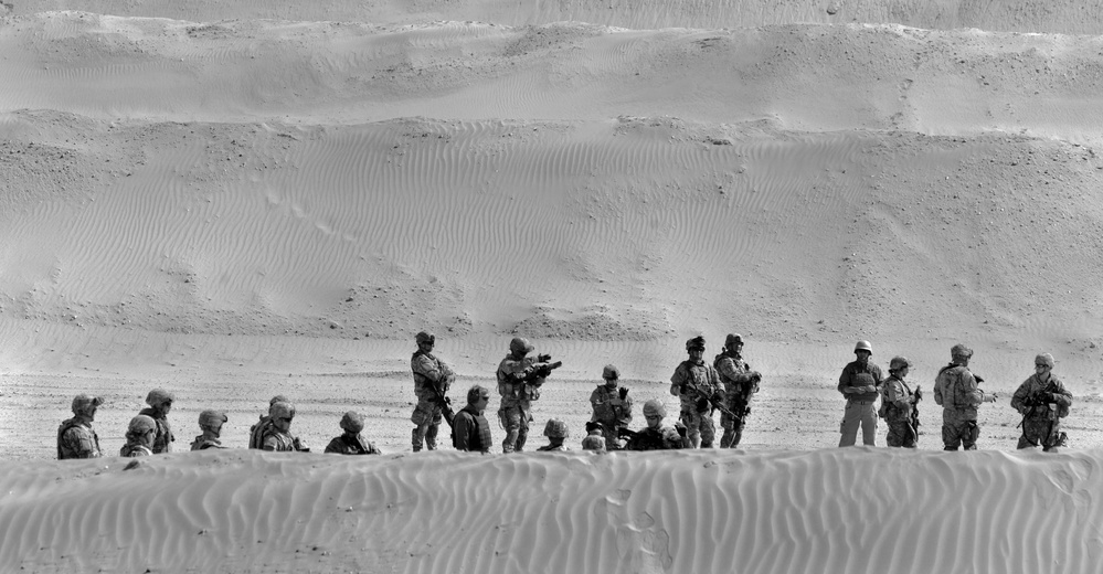 278th Cavalry training in Kuwait