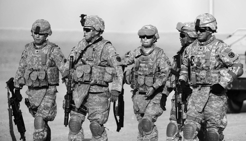 278th Cavalry training in Kuwait