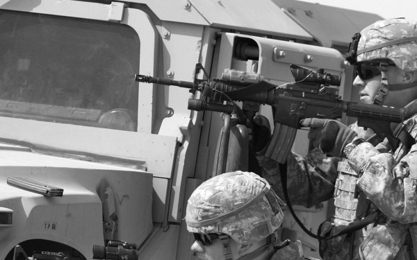 278th Cavalry training in Kuwait