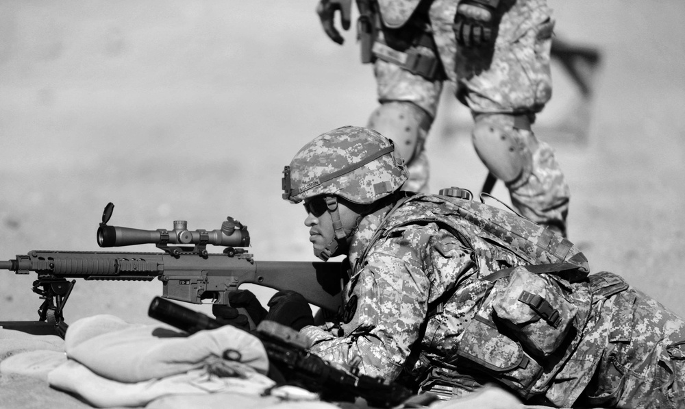 278th Cavalry training in Kuwait