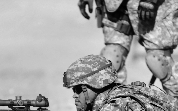 278th Cavalry training in Kuwait