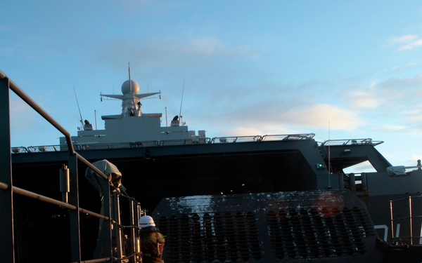 Marines arrive for training in Norway
