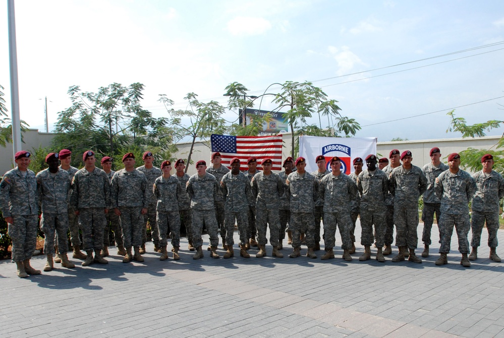 2BT, Red Falcons Reenlistment With Maj. Gen. Allyn