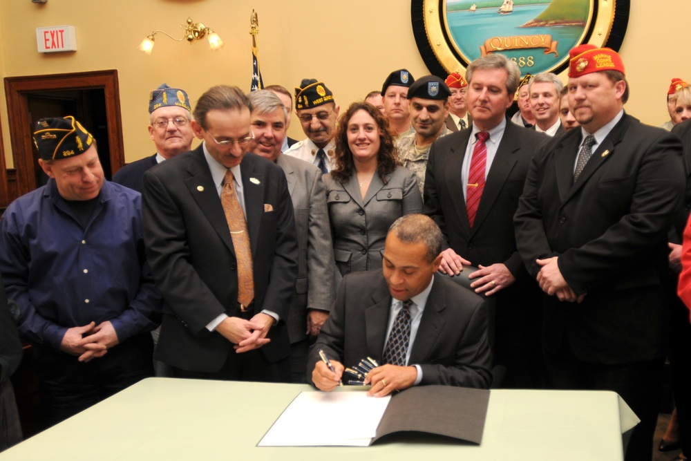 Massachusetts governor gives Guardsmen a tax break