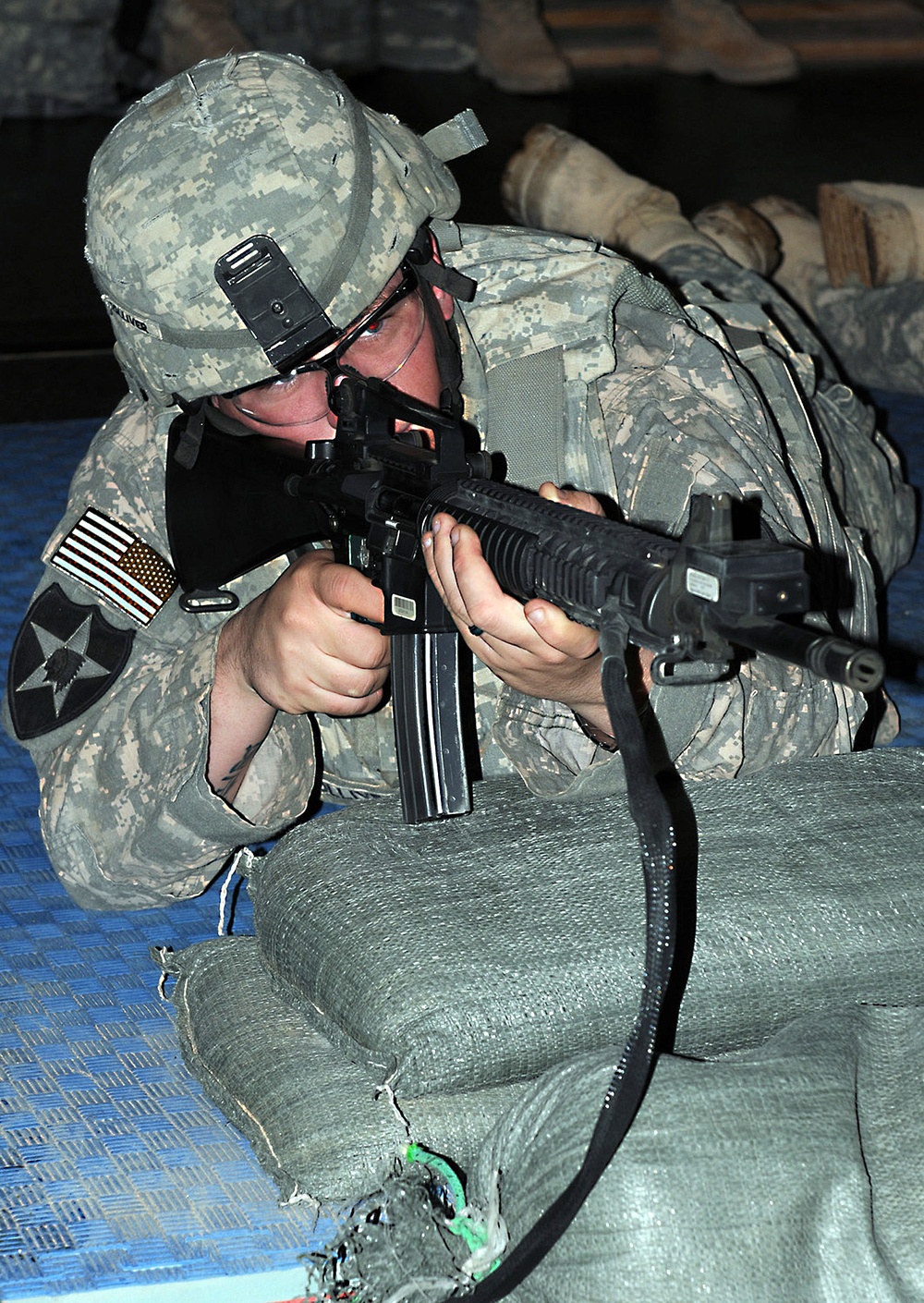 Soldiers gain more 'trigger time' at EST 2000 weapon skills trainer