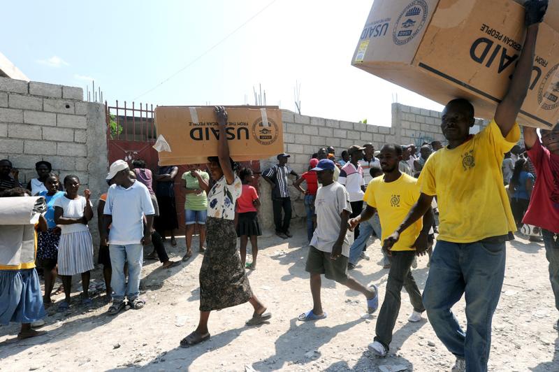 USAID delivers supplies to Haitians