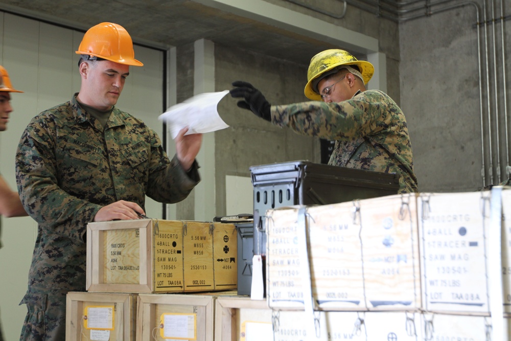 Supporting war fighters: Center Magazine Area Marines do it best