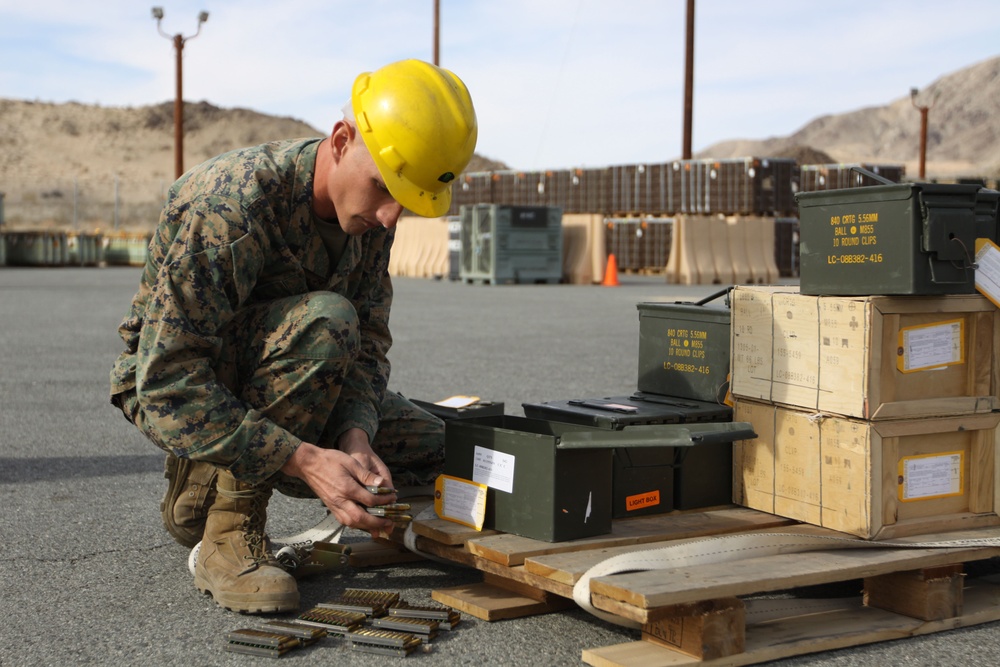 Supporting war fighters: Center Magazine Area Marines do it best