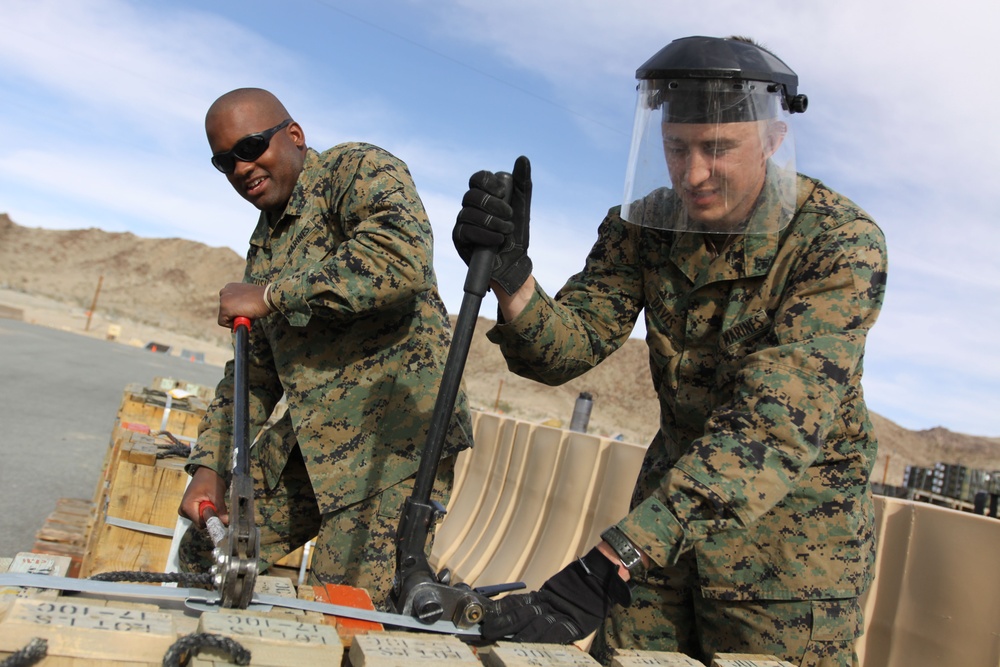 Supporting war fighters: Center Magazine Area Marines do it best