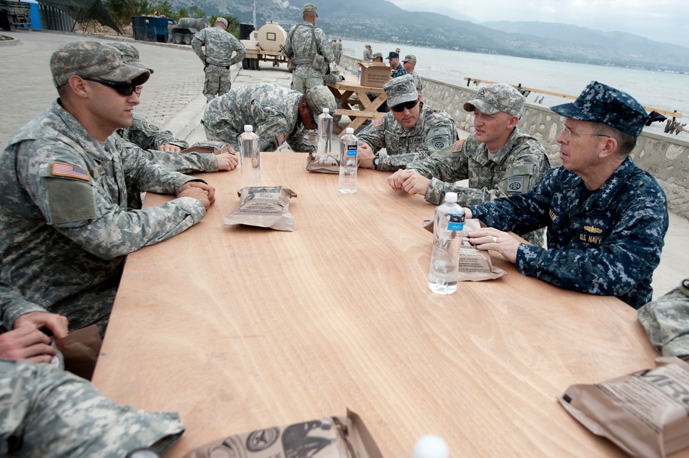Mullen in Haiti