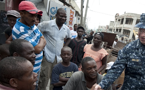 Mullen in Haiti