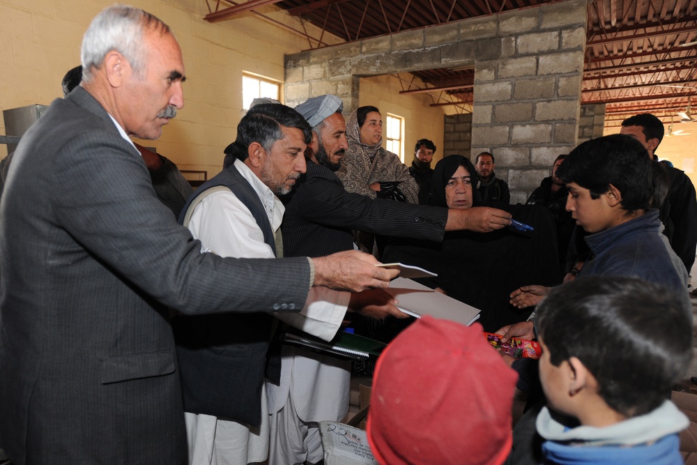 Civics Questions, School Supplies, and Smiles at the Farah City Orphanage