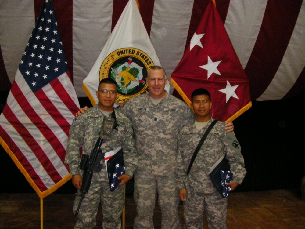 Two Soldiers gain citizenship and move closer to grasping the American dream