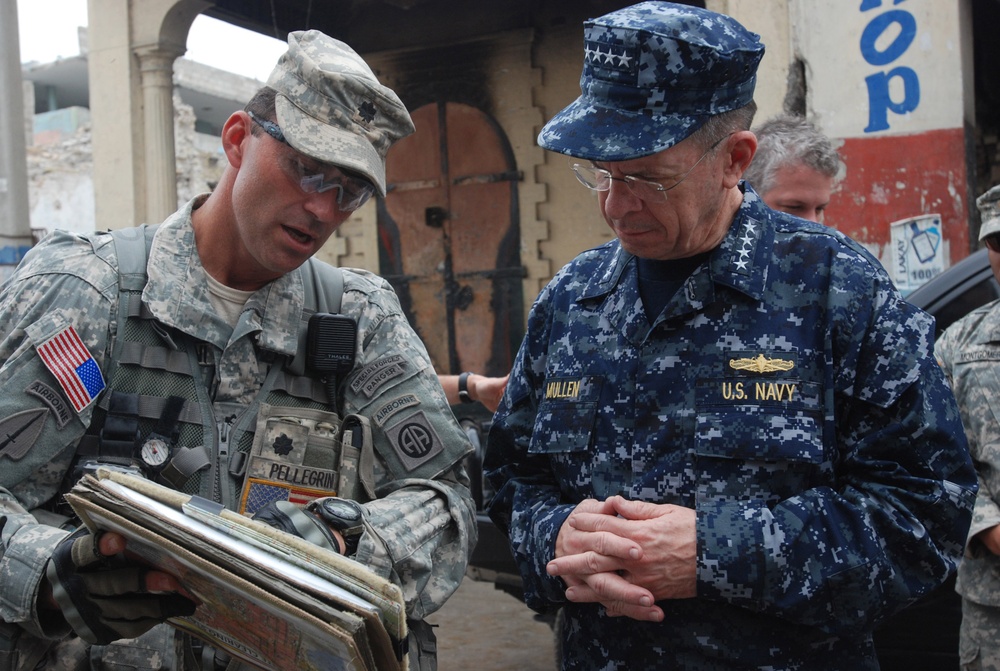 Chairman of the Joint Chiefs of Staff Visits With 2nd Brigade Combat Team Soldiers in Haiti