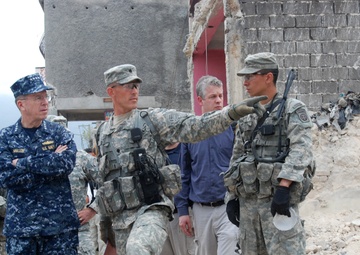 Chairman of the Joint Chiefs of Staff Visits With 2nd Brigade Combat Team Soldiers in Haiti