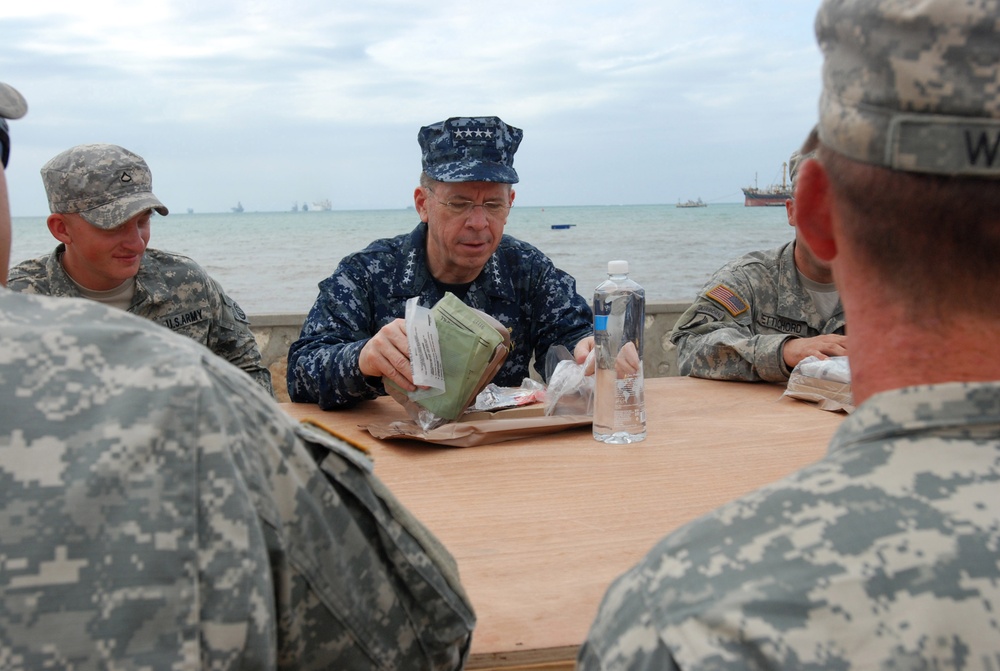 Chairman of the Joint Chiefs of Staff Visits With 2nd Brigade Combat Team Soldiers in Haiti