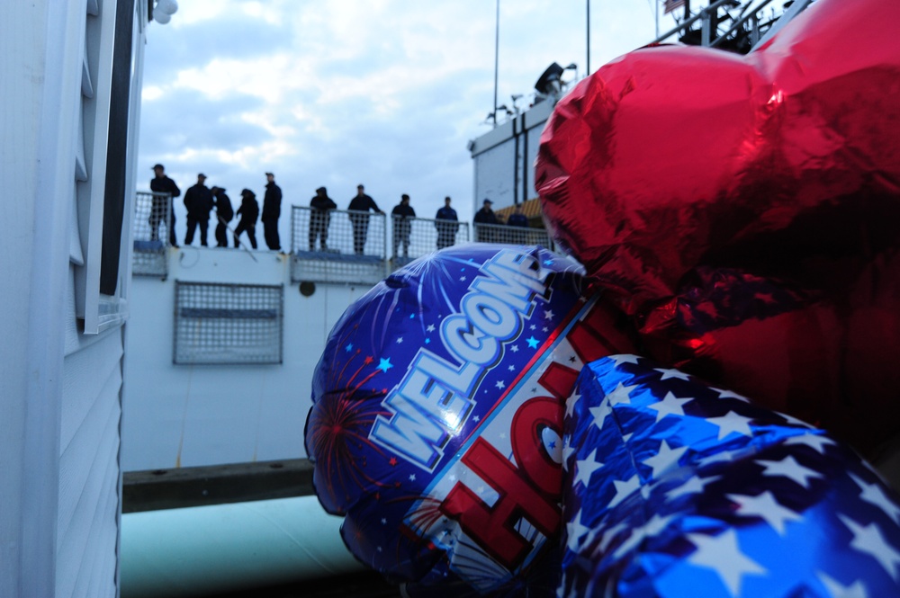 Coast Guard Cutter Tahoma Returns Home