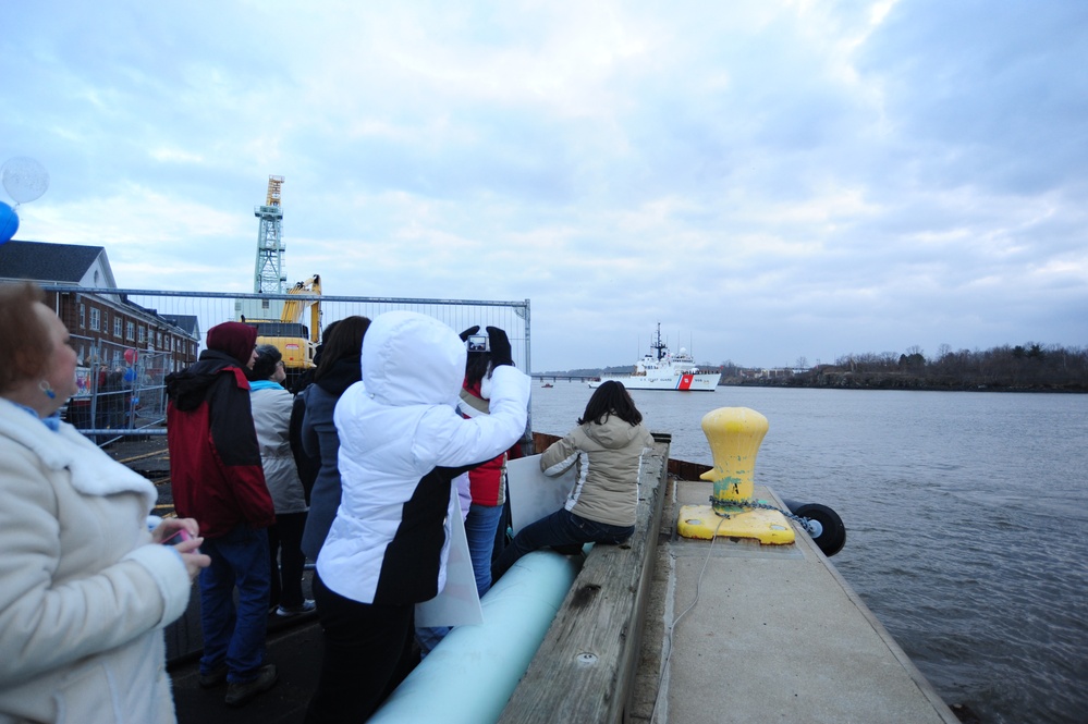 Coast Guard Cutter Tahoma Returns Home